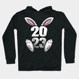 2023 With Rabbit Or Bunny Ears And Paws - Chinese New Year Hoodie